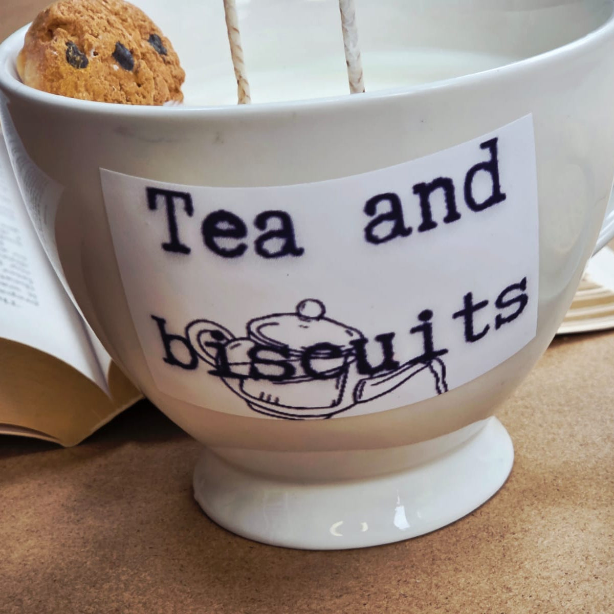 Tea and Biscuits - Homemade Candle